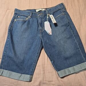 Levi's Classic Blue Denim Shorts